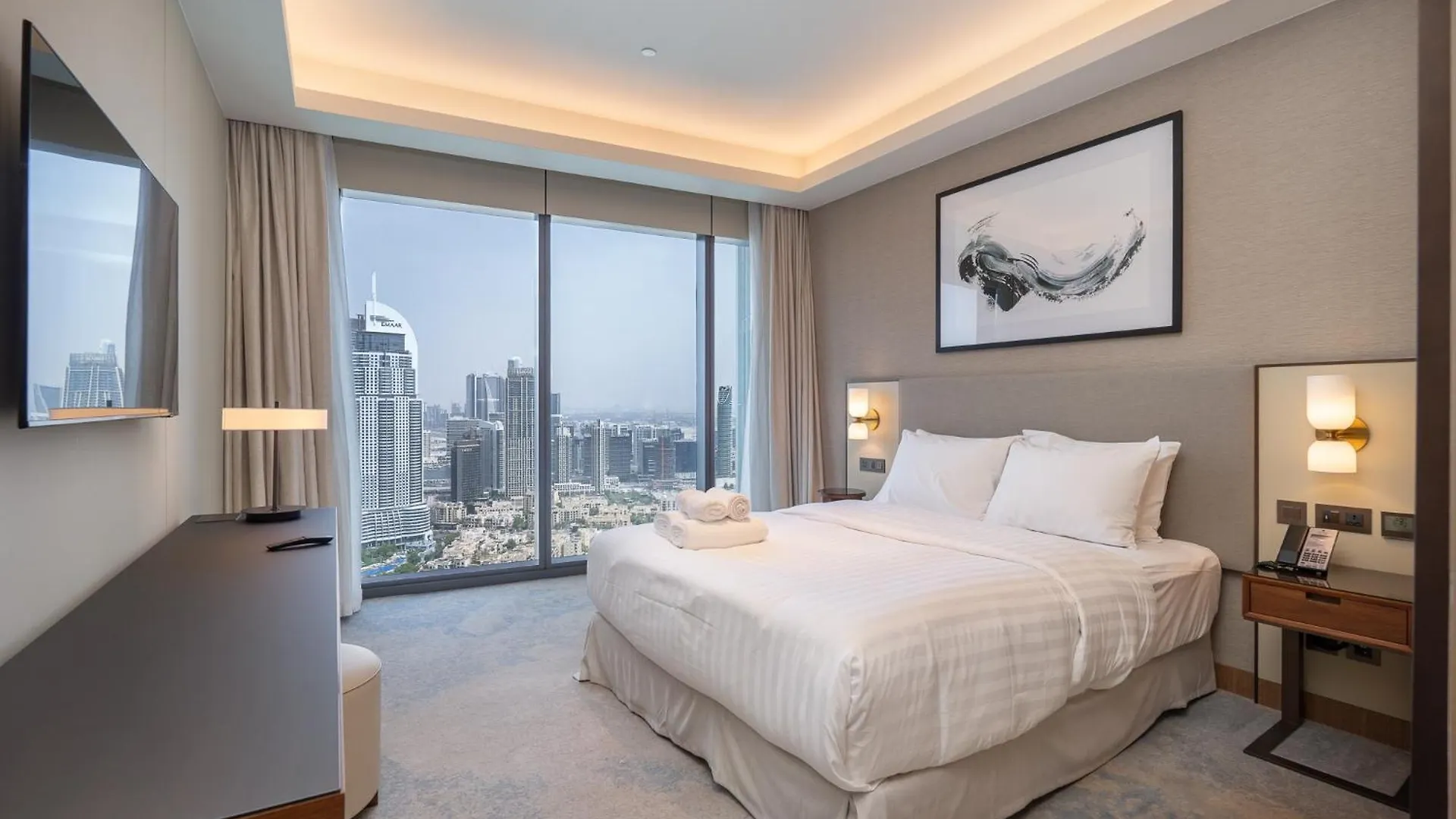 Address Residences Dubai Opera - Burj Khalifa City Views 1, 2, & 3-Bedroom Apartment 1 Minute Walk To Burj Khalifa, Dubai Mall, Dubai Fountain By Heaven Crest