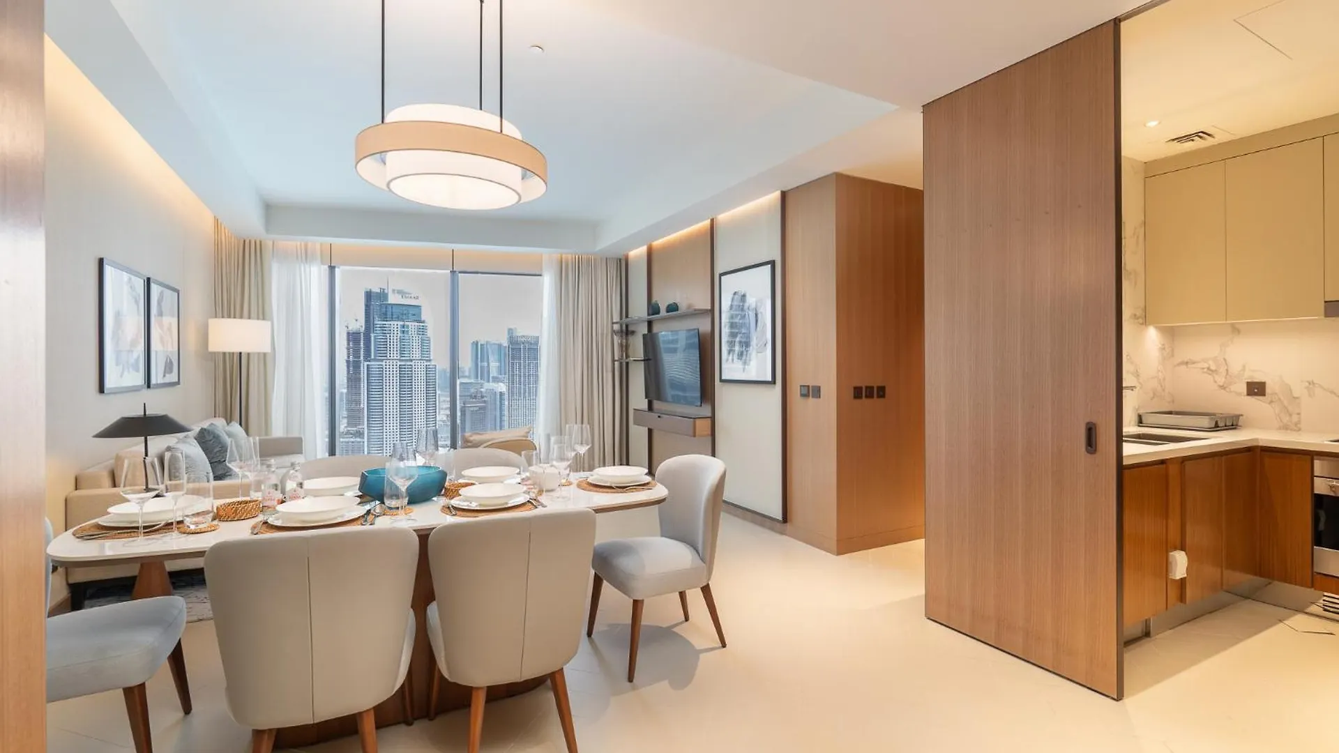 Address Residences Dubai Opera - Burj Khalifa City Views 1, 2, & 3-Bedroom Apartment 1 Minute Walk To Burj Khalifa, Dubai Mall, Dubai Fountain By Heaven Crest