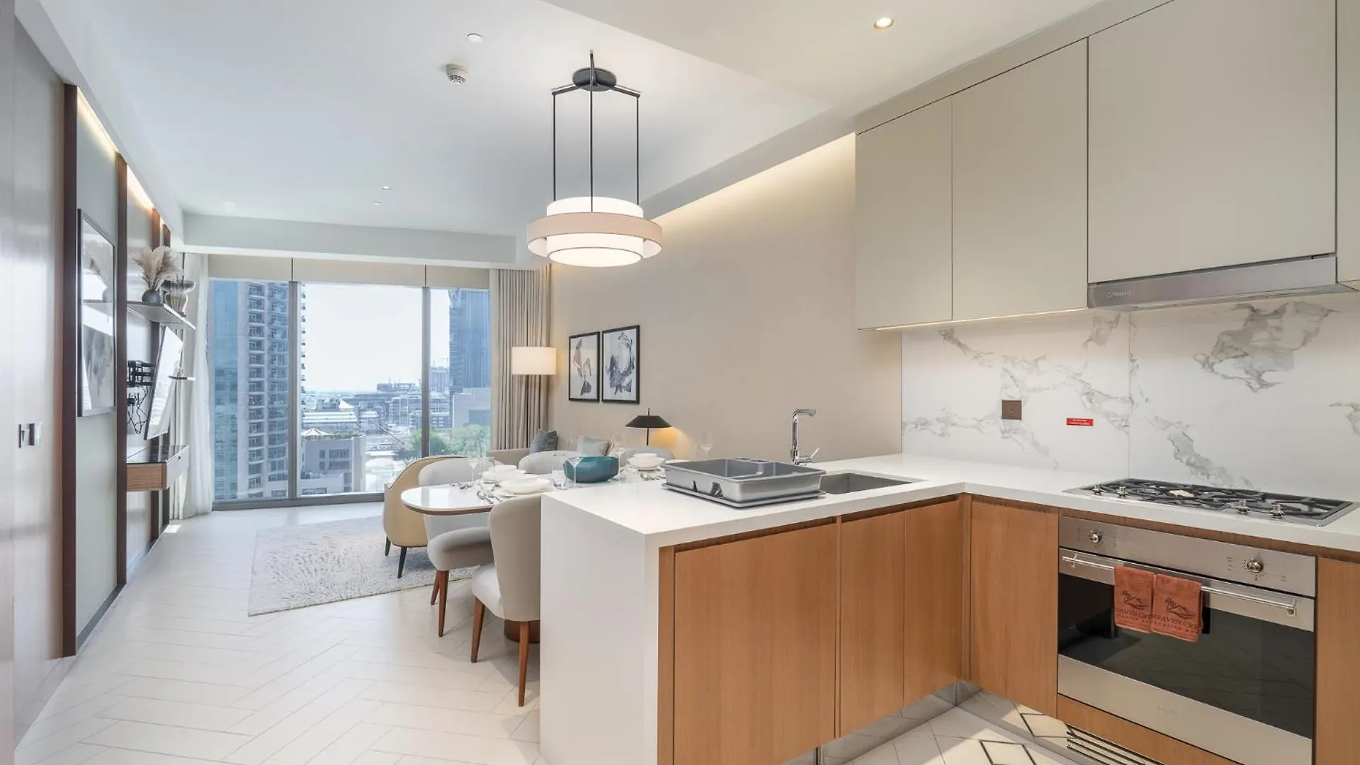 Address Residences Dubai Opera - Burj Khalifa City Views 1, 2, & 3-Bedroom Apartment 1 Minute Walk To Burj Khalifa, Dubai Mall, Dubai Fountain By Heaven Crest