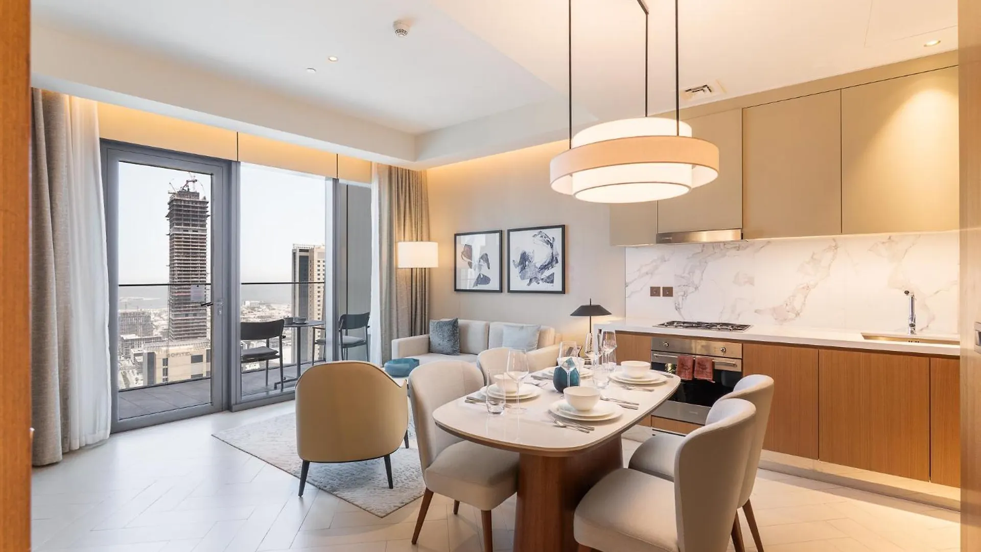 Address Residences Dubai Opera - Burj Khalifa City Views 1, 2, & 3-Bedroom Apartment 1 Minute Walk To Burj Khalifa, Dubai Mall, Dubai Fountain By Heaven Crest 0*,